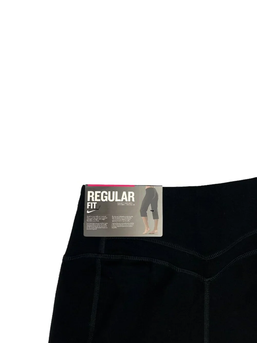 Nike NEW NWT Dri Fit Regular Fit Black Yoga Capri Workout Pant Women XS X-Small